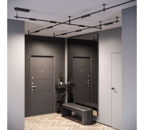 Трековый светильник 85122/01 6W 3000K (чёрный) Esthetic Magnetic
