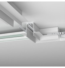 Slim Magnetic Коннектор угловой для встраиваемого шинопровода под ГКЛ 9,5мм (белый) 85214/00