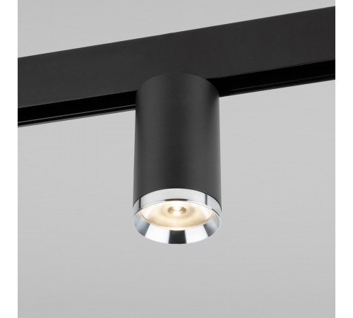Трековый светильник Slim Magnetic R06 10W 4200K Ringe (черный/серебро) 85506/01