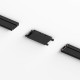 Четырёхсторонний соединитель для накладного шинопровода Flat Magnetic (чёрный) 85003/00