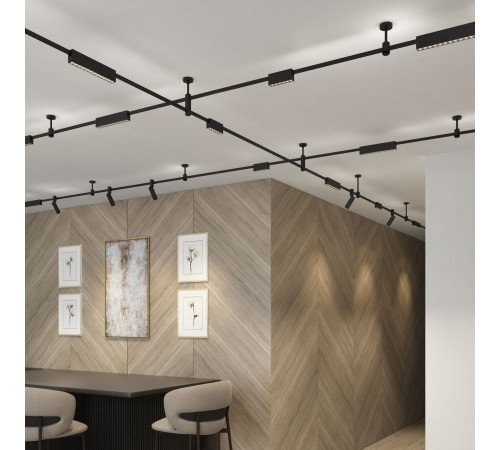 Трековый светильник 85121/01 12W 3000K (чёрный) Esthetic Magnetic