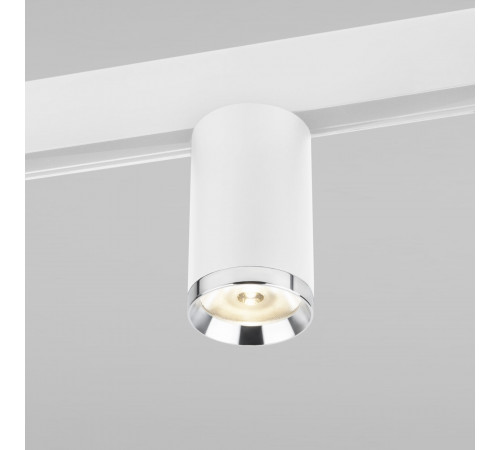 Трековый светильник Slim Magnetic R06 10W 4200K Ringe (белый/серебро) 85506/01