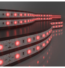 Лента светодиодная 60Led 14,4W IP65 красный 5050 24V 60Led 14,4W IP65