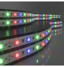 Лента светодиодная 60Led 14,4W IP65 мульт 5050 24V 60Led 14,4W IP65 RGB