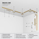 Ввод питания латунь 85005/00 Brass Line