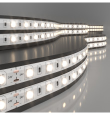Лента светодиодная 60Led 14,4W IP65 3300K тёплый белый 5050 24V 60Led 14,4W IP65