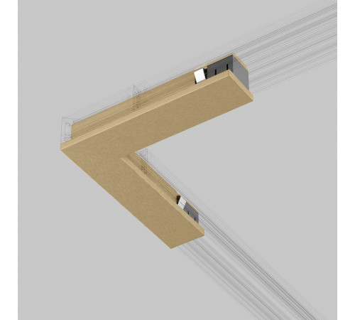 Угловой коннектор латунь 85006/00 Brass Line