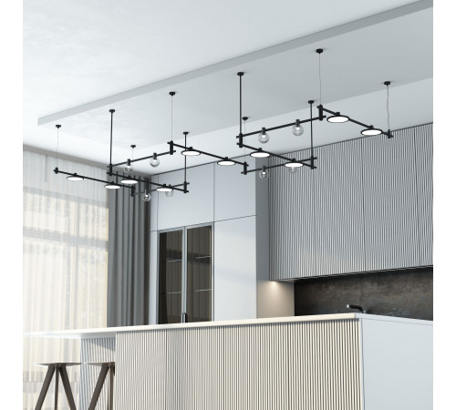 Трековый светильник 85125/01 10W 3000K (чёрный) Esthetic Magnetic