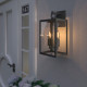 Уличный настенный светильник Elektrostandard Candle 35150/D черный